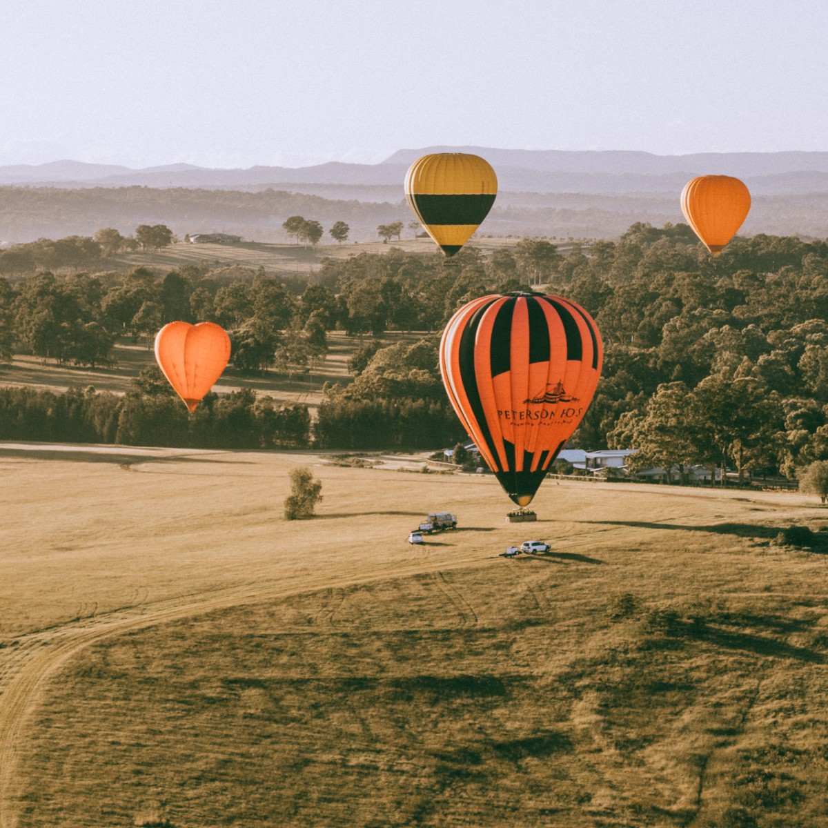 Hot air ballooning Hunter Valley